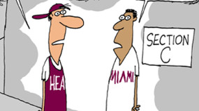 The Glass is Half Empty for Miami Heat Fans [PIC]