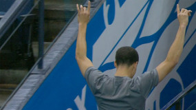 Watch: Steph Curry Trick Shot From The Tunnel