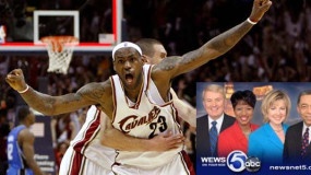 Live Reaction of Cleveland News Channel 5 to Lebron’s Big Shot