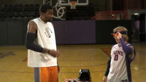 David Spade Helps Amare Pick Some Goggles