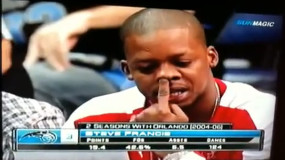 Steve Francis Picks His Nose On National TV [Video]