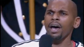 Jerry Stackhouse Sings National Anthem