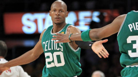 Ray Allen Breaks Two 3-Pt Shooting Records Against Lakers (Video)