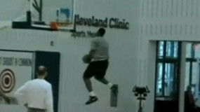 Lebron Throws Down Amazing Off The Wall Dunk In Practice