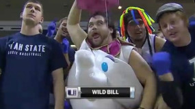 400 lb Utah State Fan’s Teapot Costume Distracts Shooters