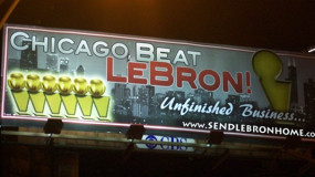 Anti-LeBron Billboard Erected in Chicago