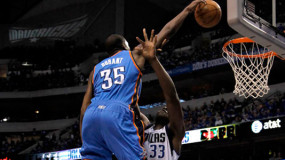 Kevin Durant Posterizes 7-Footer Brendan Haywood