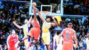 DeAndre Jordan Dunks on the Entire Frontcourt of the Lakers