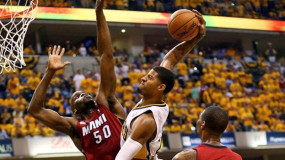Watch: Paul George Puts Chris Bosh On A Poster, Pacers Force Game 7