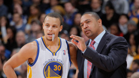 Watch: Warriors Coach Mark Jackson Beats Steph Curry in a Shooting Contest