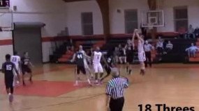 Watch: HS Player Nails 18 Threes, Scores 55 Pts In A Game