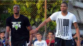 Watch: ‘Greek Freak’ and Brother Thanasis Show Out For Hometown Crowd in Greece Pickup Game
