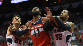Watch: Nene Posterized Both Horford and Millsap In Game 4