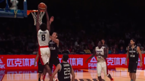 Watch: Andrew Wiggins with a vicious dunk over Andres Nocioni