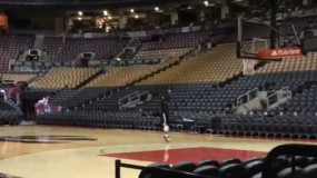 Kyle Lowry Got Some Extra Practice Time After Game 1