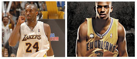 Kobe Bryant, Chris Paul, 2008 NBA MVP