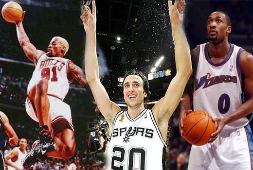 Top 10 Players not drafted in First Round of NBA Draft | Dennis Rodman, Manu Ginobili, Gilbert Arenas