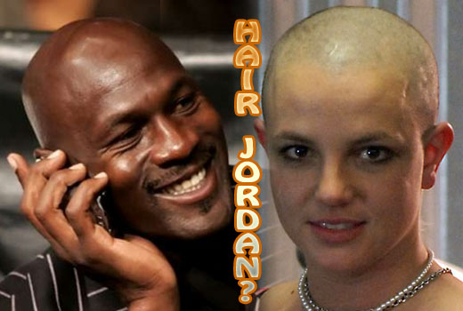 Michael Jordan Britney Spears Hairstyles Bald