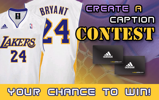 Contest Prize | Kobe Bryant LA Lakers Adidas Swingman Jersey
