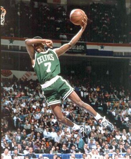 Dee Brown Celtics Dunk Contest Cover Eyes