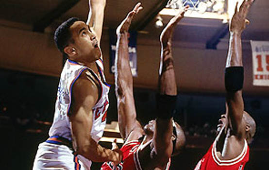 John Starks' Dunk Over Michael Jordan In 1993 Playoffs