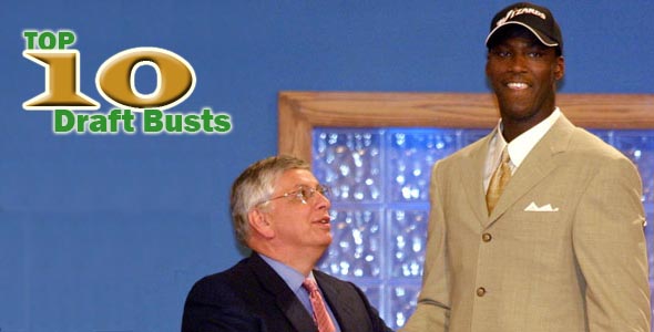 NBA's 10 BIGGEST Foreign Draft Busts 