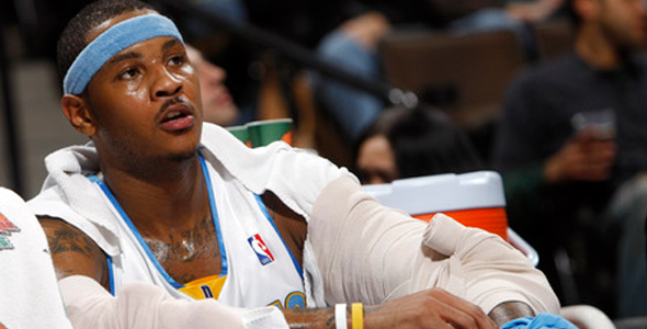 Carmelo Anthony Nuggets Tired