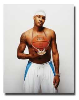 carmelo anthony shirt off