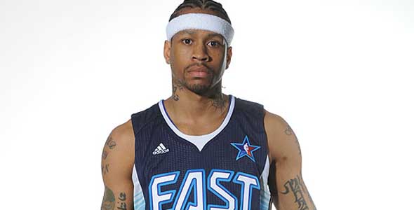 Allen Iverson voted to start in the NBA All-Star Game