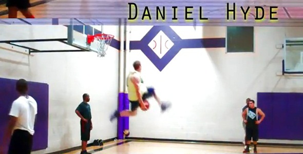 Video: 6’1 White Dunker Daniel Hyde’s Reverse 360 Eastbay, and the 720