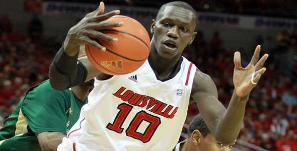 Video: Louisville’s Gorgui Dieng’s Soccer Kick Alley Oop