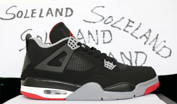 jordan 4 bred sole