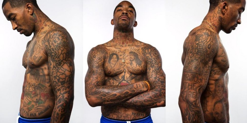 Pictures of New York Knicks JR Smith's Tattoo's