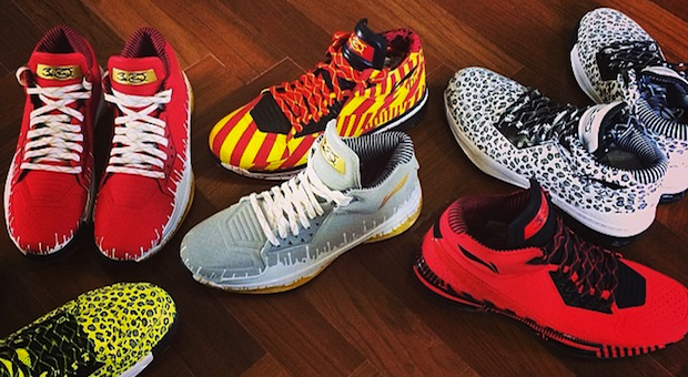 Dwyane Wade Posts Six New Li-Ning Way Of Wade 2 Pairs On Instagram