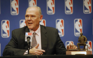NBA: Denver Nuggets-George Karl-Press Conference