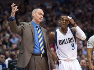 Rick Carlisle Rajon Rondo Arguing