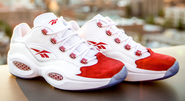 reebok question low red