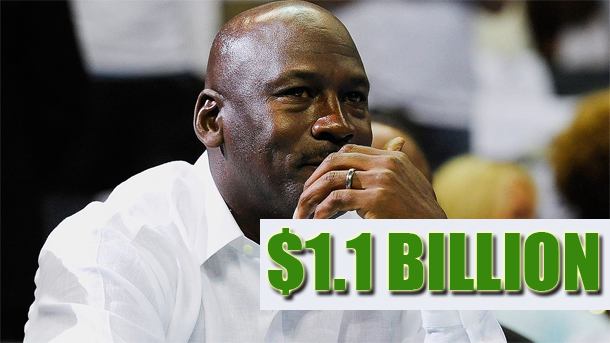 Estimates Michael Jordan's Net Worth at Over $1.1 Billion