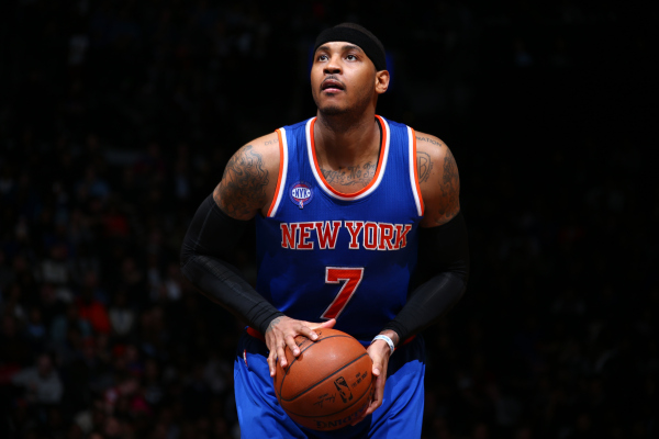 carmelo anthony New York Knicks v Brooklyn Nets