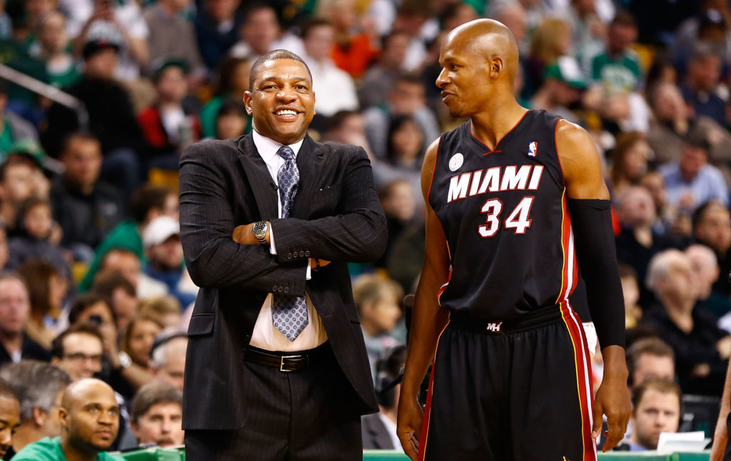 doc rivers Miami Heat v Boston Celtics