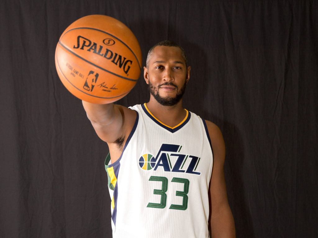 boris diaw NBA: Utah Jazz-Media Day