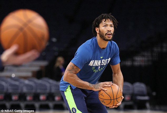 Minnesota Timberwolves - Derrick Rose is just as pumped as you are.