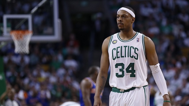 Paul Pierce joins Boston Celtics legends as team retires his No. 34