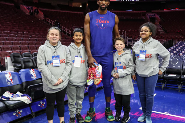 Boys & Girls Club inspire Joel Embiid's All-Star Game shoe design - 6abc  Philadelphia