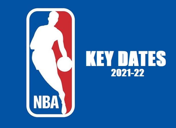 Key NBA Dates 2021-22