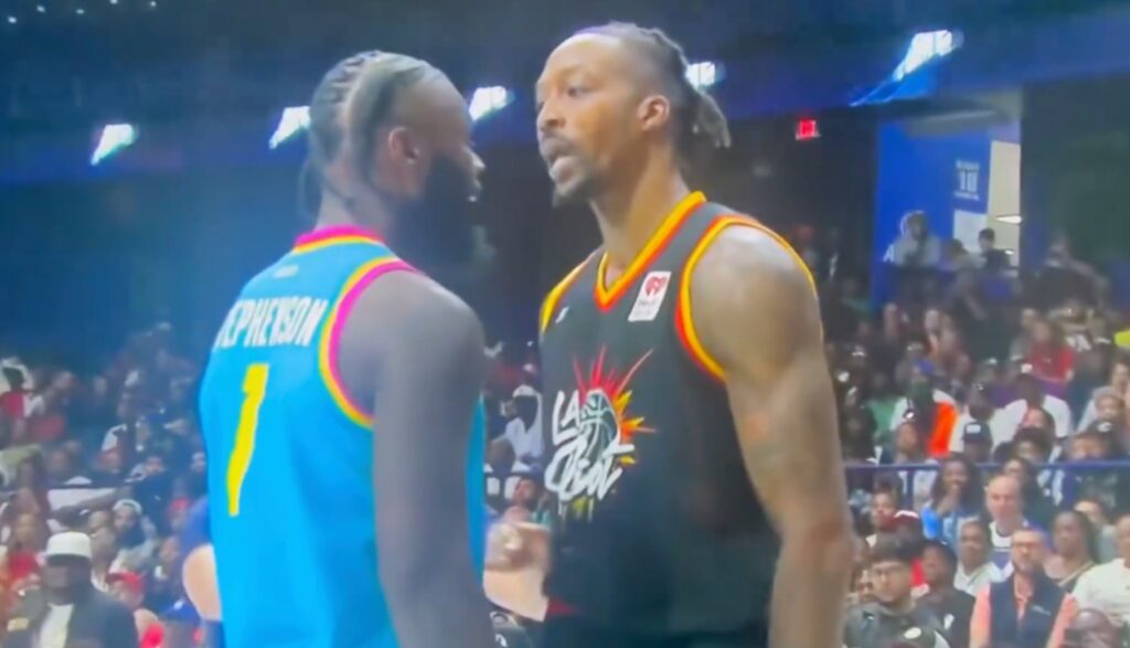Dwight Howard Lance Stephenson BIG3 fight