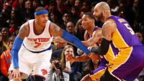 Watch: Carmelo Anthony Drops 31 points In Win Over Lakers