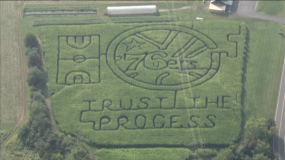 “Trust The Process” is in Corn Maze Form Now
