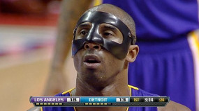 Kobe Wore a Black Mask Because He Can