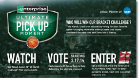 Win An NCAA Finals Party Prize Pack ($350 Value) – Predict What is Enterprise’s Ultimate Pick-Up Moment